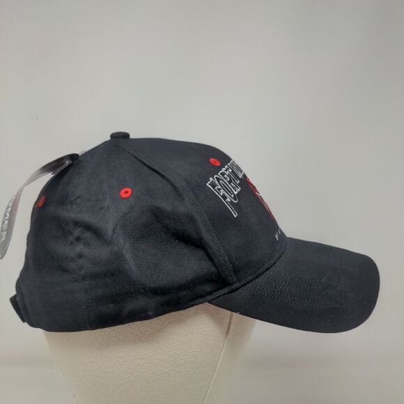 Fort Myers Beach Florida Strapback Hat OSFA Black Embroidered W/Tags Iron Cross - Picture 4 of 9